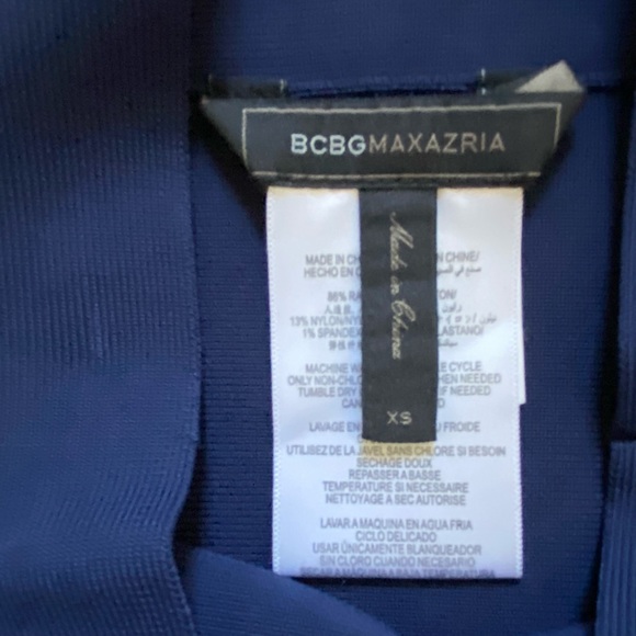 BCBGMAXAZRIA Color block bondage skirt size XS - Picture 3 of 7